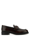 Women's Leather Loafers Brown - PRADA - BALAAN 1