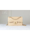 Women s Classic Small Lambskin Beige Built in Chip A01113 Unused - CHANEL - BALAAN 2