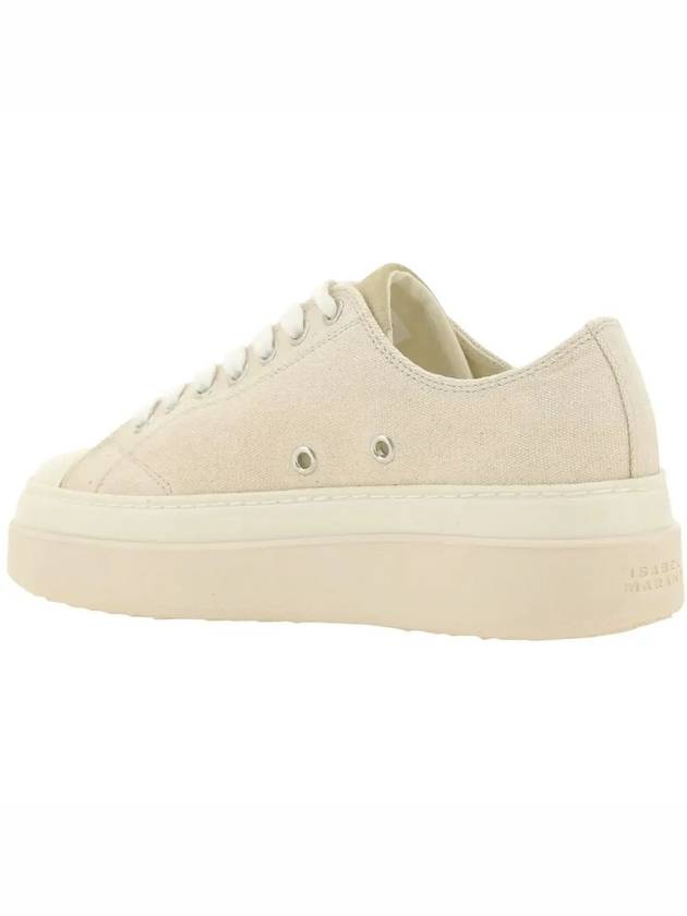 Austin Logo Print Platform Low Top Sneakers Ecru - ISABEL MARANT - BALAAN 4