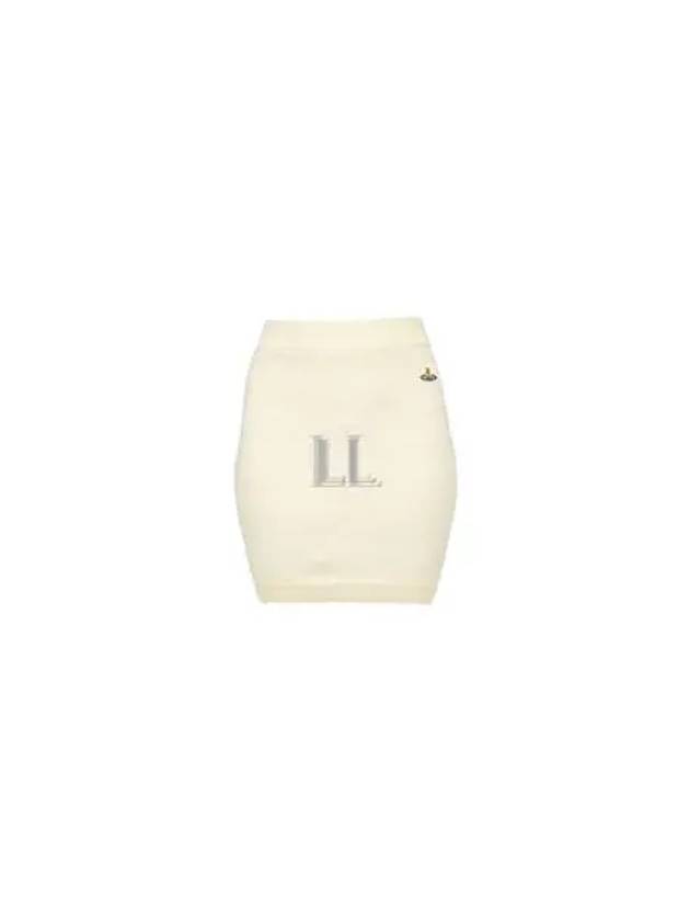 Bea Mini Pencil Skirt Cream - VIVIENNE WESTWOOD - BALAAN 2