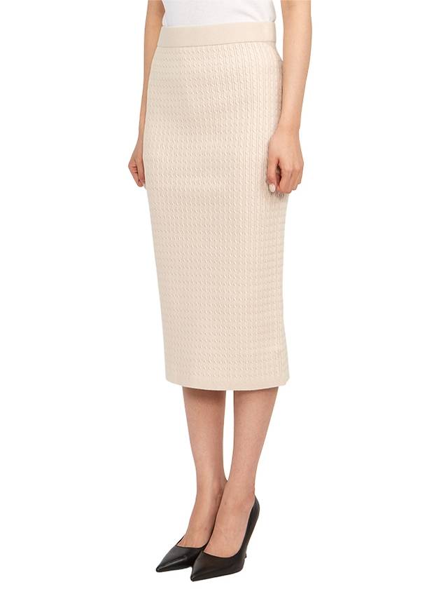 Ginosa Pencil Skirt Ivory - MAX MARA - BALAAN 3