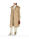 Arniston Long Down Padded Jacket Beige - BURBERRY - BALAAN 9