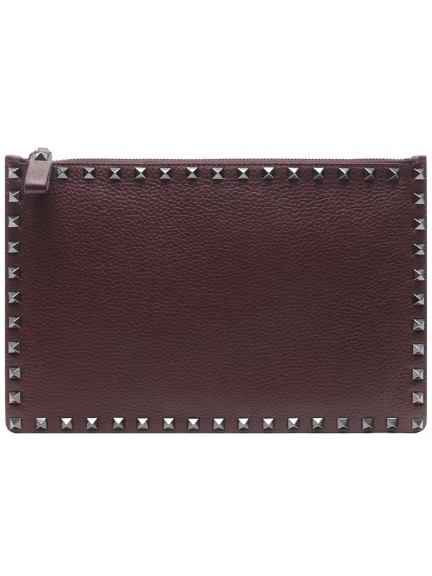 18FW Men's Rockstud Clutch Bag QY2P0565_VAP_U26_18F - VALENTINO - BALAAN 1