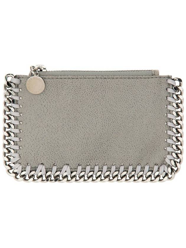 Falabella Chain Card Wallet Gray - STELLA MCCARTNEY - BALAAN 3