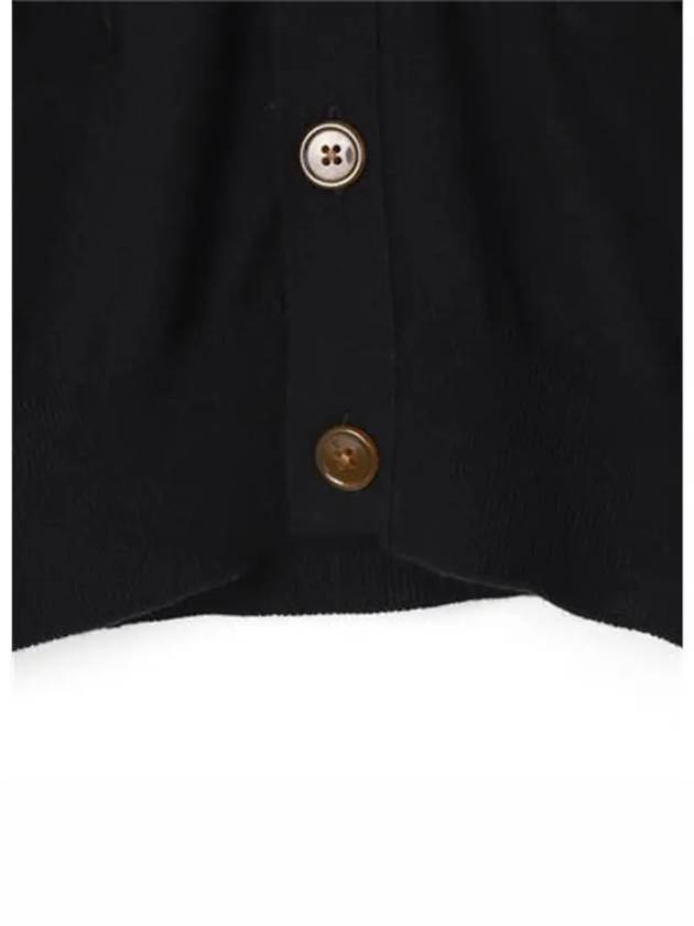 ORB Logo V-Neck Cardigan Black - VIVIENNE WESTWOOD - BALAAN 7