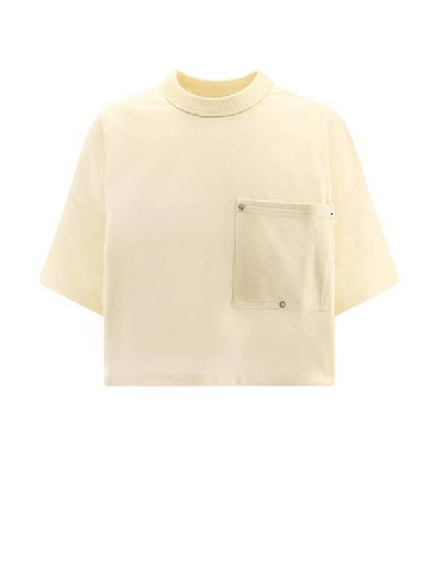 Short Sleeve T-Shirt 777597VKLZ0 7361 Yellow - BOTTEGA VENETA - BALAAN 1