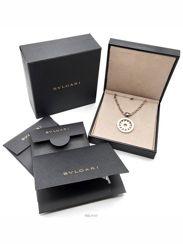 Tondo Pendant Passodopio Chain Necklace L471746 - BVLGARI - BALAAN 8