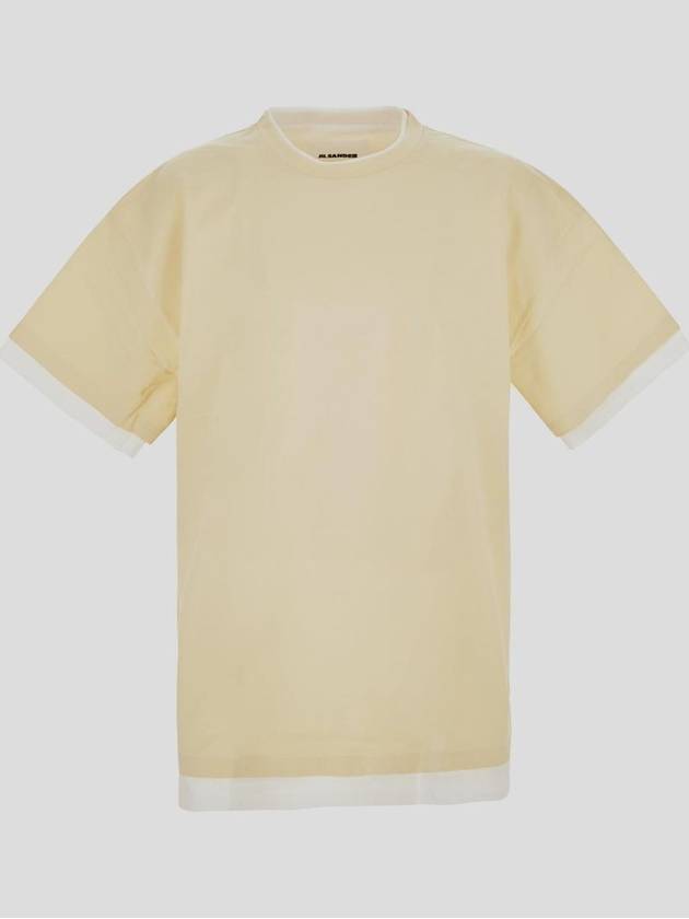 23 fw Double Layer Cotton T-Shirt J61GC0002JTN233276 B0650747407 - JIL SANDER - BALAAN 3