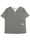 Kids T-Shirt 8079767 CHARCOAL GRAY MELANGE - BURBERRY - BALAAN 2