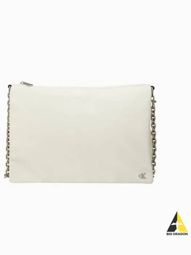 Jeans Micro Monogram Chain Shoulder Bag Ivory - CALVIN KLEIN - BALAAN 2