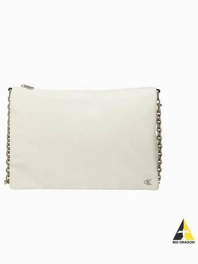 JEANS Women s Ivory Micro Mono Chain Shoulder Bag DH3575 115 - CALVIN KLEIN - BALAAN 2