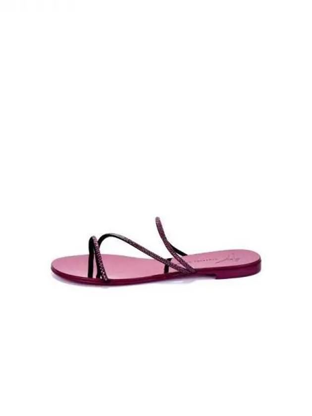 WOMEN ROLL Hot Piece Strap Sandals Dark Pink 270300 - GIUSEPPE ZANOTTI - BALAAN 1