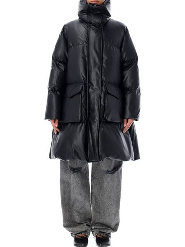 Mm6 Maison Margiela Long Downjacket Eco Leather - MAISON MARGIELA - BALAAN 1