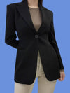 Edel Single Breasted Caddy Blazer Jacket Black - MAX MARA - BALAAN 5