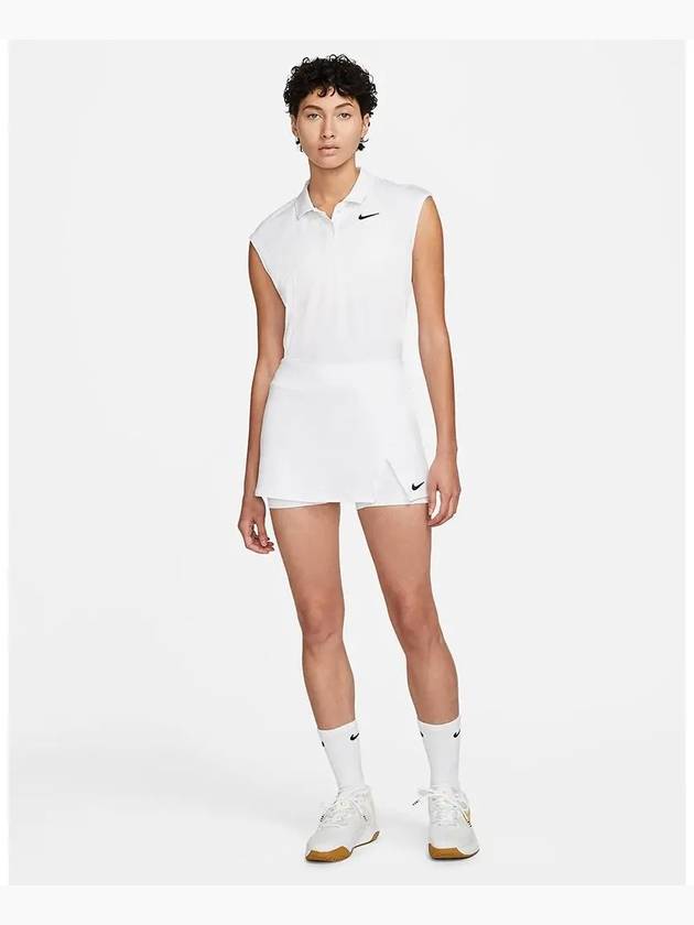 Women s Dry Fit Victory Tennis Skirt White DH9779 100 - NIKE - BALAAN 2