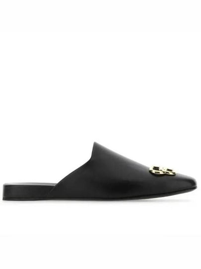 BB Logo Leather Mule Black - BALENCIAGA - BALAAN 2