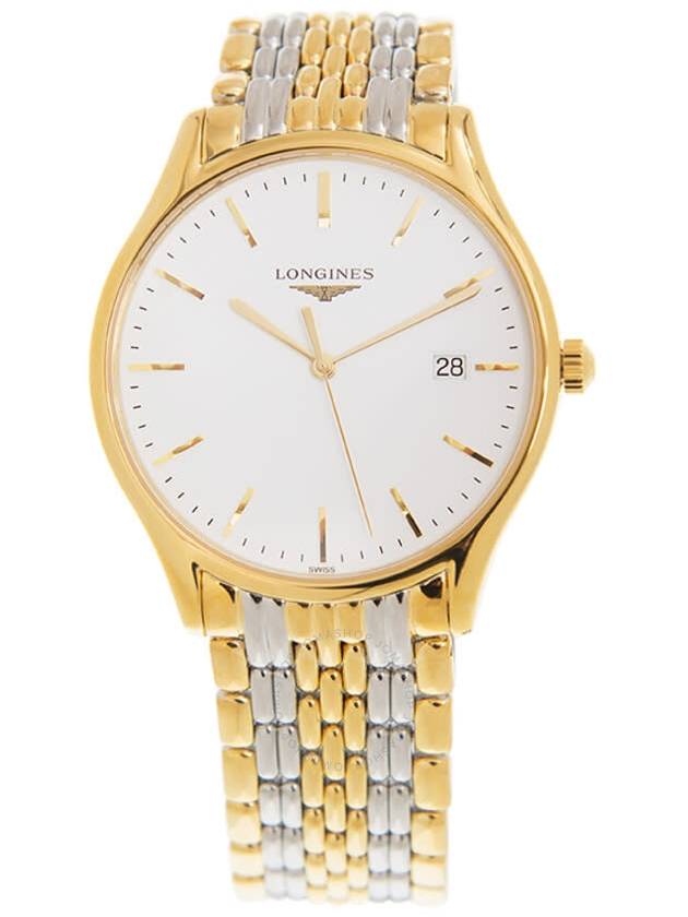 Longines Lyre Quartz White Dial Men's Watch L4.859.2.12.7 - LONGINES - BALAAN 3