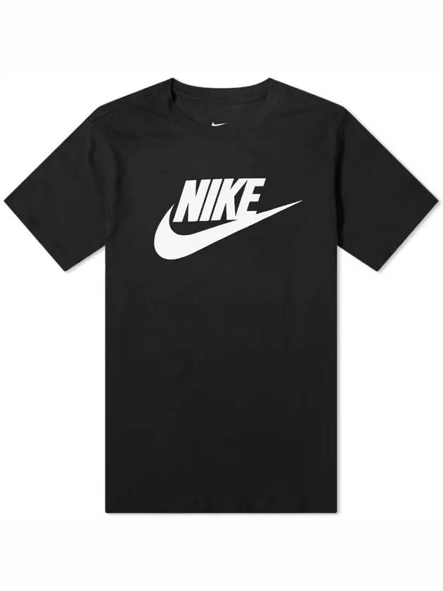 Futura Icon Short Sleeve T-Shirt Black - NIKE - BALAAN 1