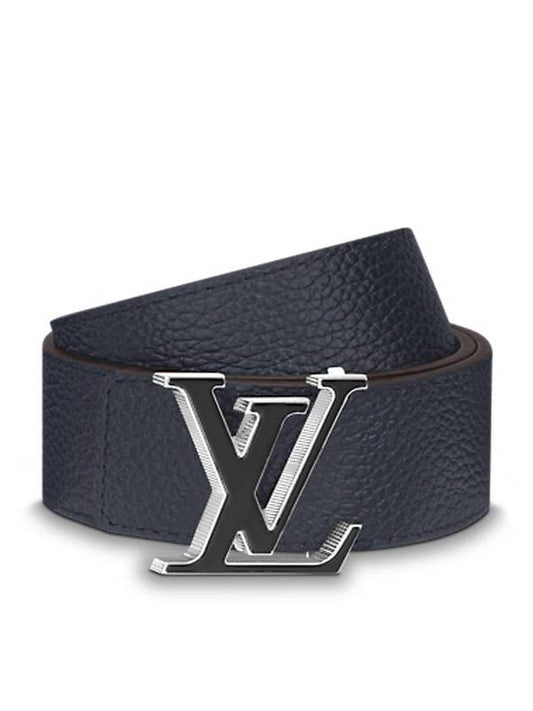 LV Tilt Reversible 40mm Leather Belt Navy - LOUIS VUITTON - BALAAN.