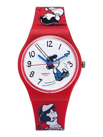 SO28Z106 PEANUTS KLUNK Urethane Watch - SWATCH - BALAAN 1