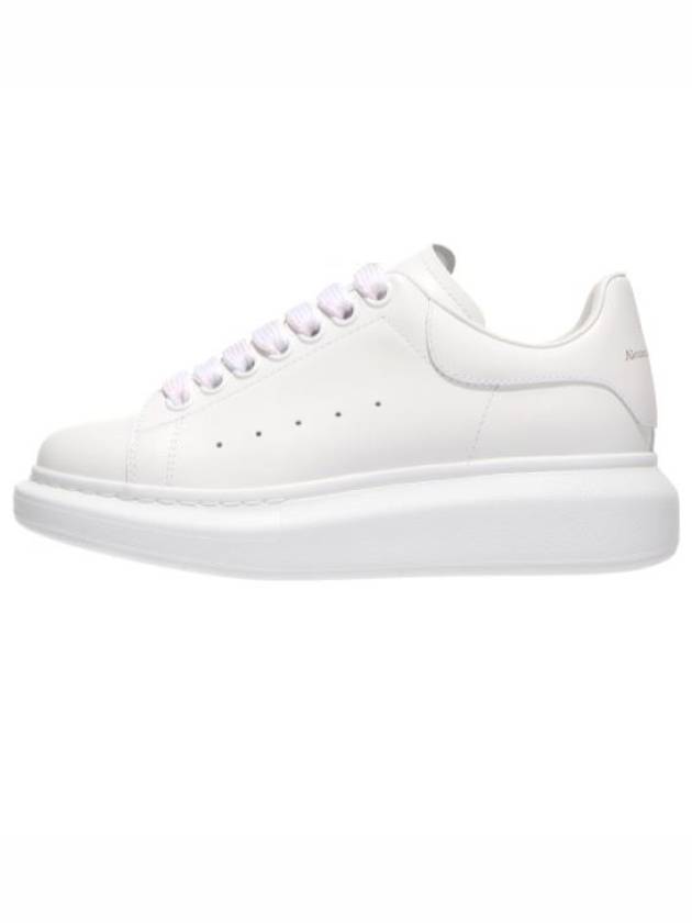 Oversized Leather Low Top Sneakers White - ALEXANDER MCQUEEN - BALAAN 3