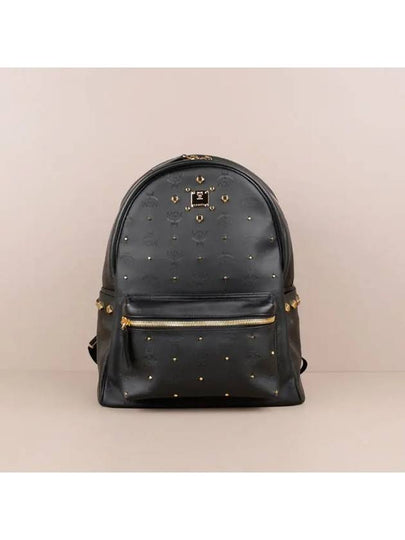 Unused display item MCM studded women s backpack black MMK 6SVH43 BK001 - LOUIS VUITTON - BALAAN 2