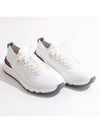 Knit Running Sneakers White - BRUNELLO CUCINELLI - BALAAN 3