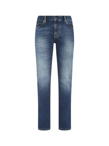 Men s washed slim denim pants indigo 271357 - EMPORIO ARMANI - BALAAN 1