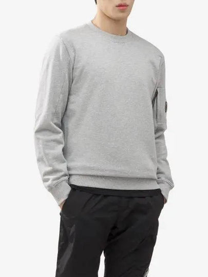 Diagonal Raised Fleece Sweatshirt Grey - CP COMPANY - BALAAN 2