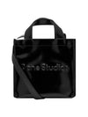 Logo Shaffer Mini Tote Bag Black - ACNE STUDIOS - BALAAN 1