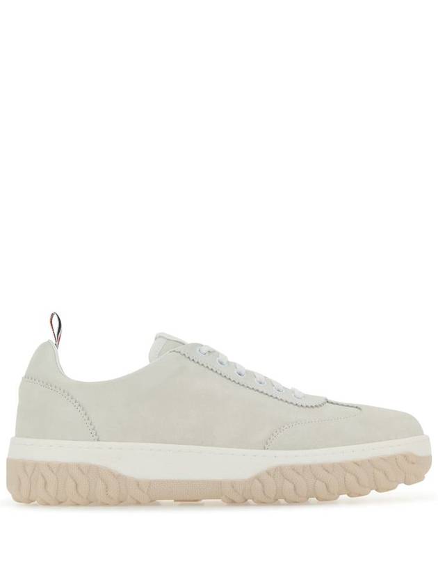 Calf Suede Cable Knit Sole Field Shoes White - THOM BROWNE - BALAAN 2