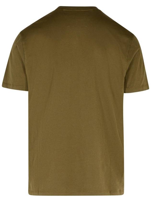 C.P. Company Green Cotton T-Shirt - CP COMPANY - BALAAN 3