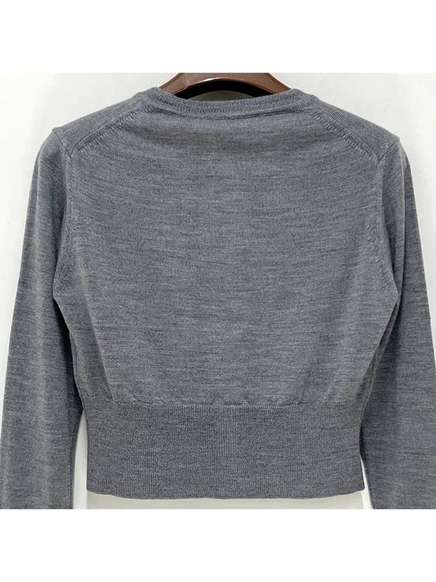 Bea Cropped Cardigan Grey - VIVIENNE WESTWOOD - BALAAN 6