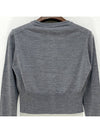 Bea Cropped Cardigan Grey - VIVIENNE WESTWOOD - BALAAN 6