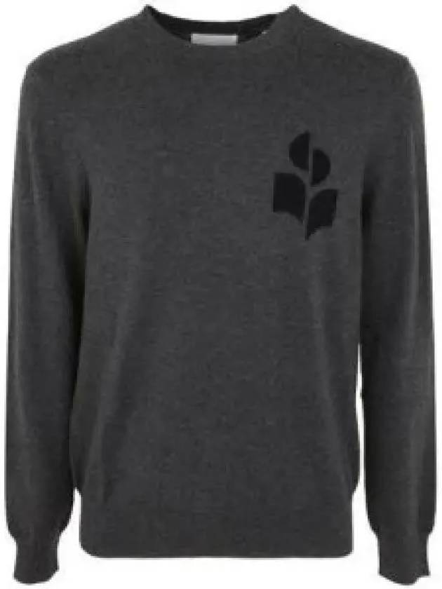 Men's Evans Logo Sweatshirt Grey - ISABEL MARANT - BALAAN 2