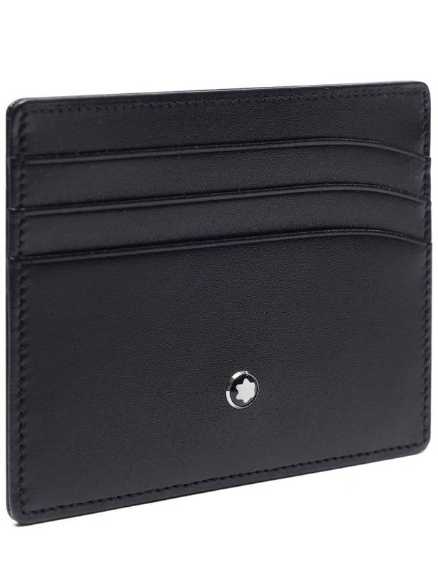 Meisterstuck Leather Card Wallet Black - MONTBLANC - BALAAN 5