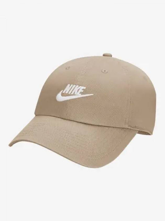 Club Unstructured Futura Washed Ball Cap Khaki - NIKE - BALAAN 2