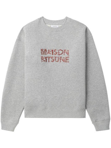 Maison Kitsuné Woodland Alphabet Comfort Sweatshirt Clothing - MAISON KITSUNE - BALAAN 1