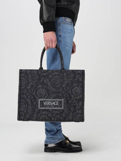 Borsa Versace in cotone jacquard - VERSACE - BALAAN 2