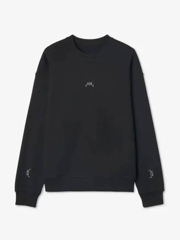 A COLD WALL Essential Sweatshirt Black ACWMW080BLACK - A-COLD-WALL - BALAAN 1