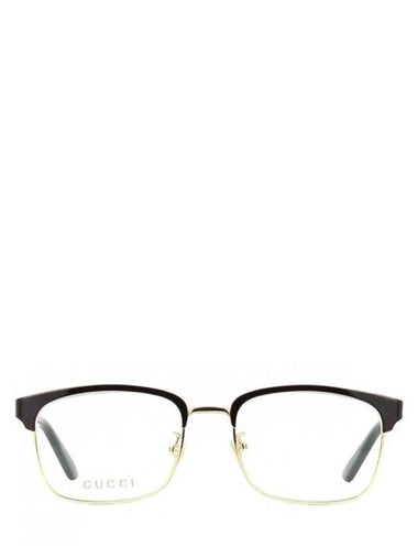 Eyewear Demo Square Sunglasses Black Green - GUCCI - BALAAN 1