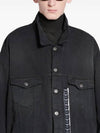 Applique Denim Jacket Black - BALENCIAGA - BALAAN 4