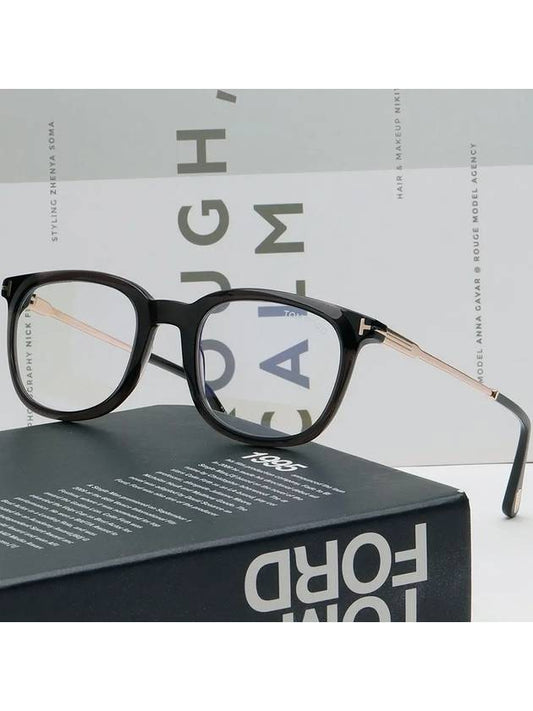 Glasses frame TF5904B 005 Blue light blocking eyesight protection horn frame - TOM FORD - BALAAN 2