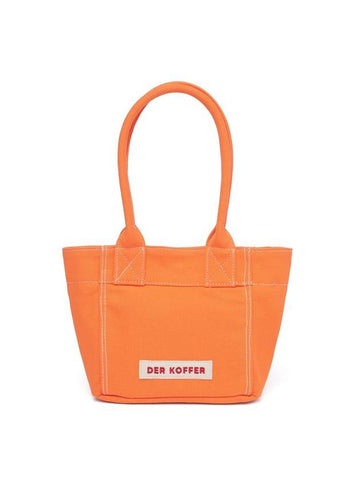 Shopper Canvas Mini Tote Bag Neon Orange - DER KOFFER - BALAAN 1