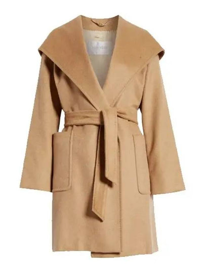 Rialto Collar Robe Single Coat Camel - MAX MARA - BALAAN 2