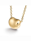 Tiffany Elsa Peretti Bean Design Pendant Yellow Gold 6.5mm - TIFFANY & CO. - BALAAN 4