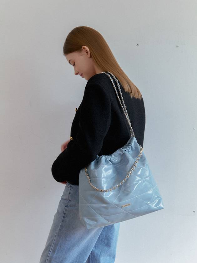 ANC DRAW CHAIN ​​SHOULDER BAG_BLUE - ANOETIC - BALAAN 3