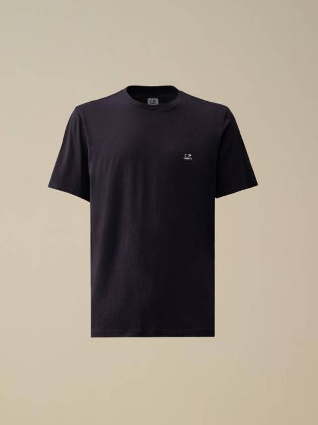 30/1 Jersey Back Goggle Short Sleeve T-Shirt Navy - CP COMPANY - BALAAN 2