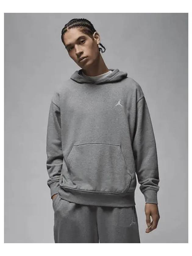 Jordan Brooklyn Fleece Pullover Hoodie Carbon Header - NIKE - BALAAN 2