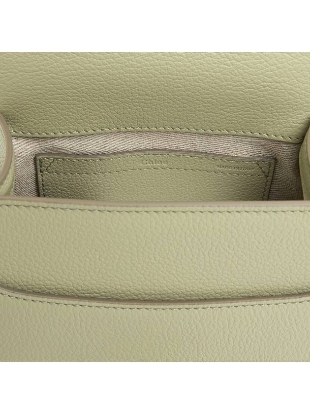 Marcie Saddle Small Grained Leather Cross Bag Faded Green - CHLOE - BALAAN 11